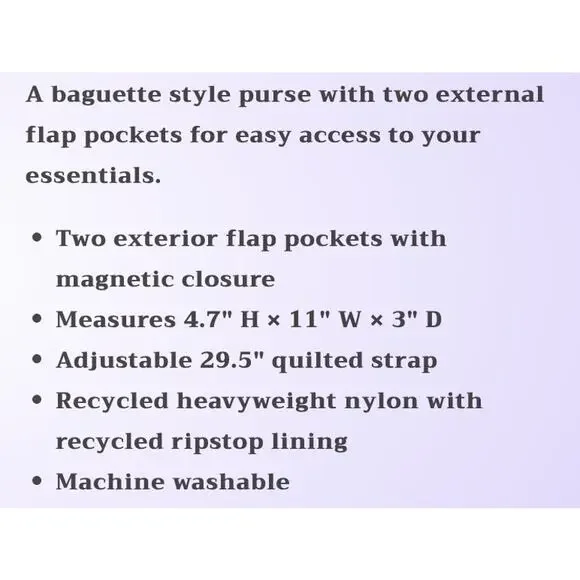 BAGGU Cargo Shoulder Bag - Picture 7 of 7